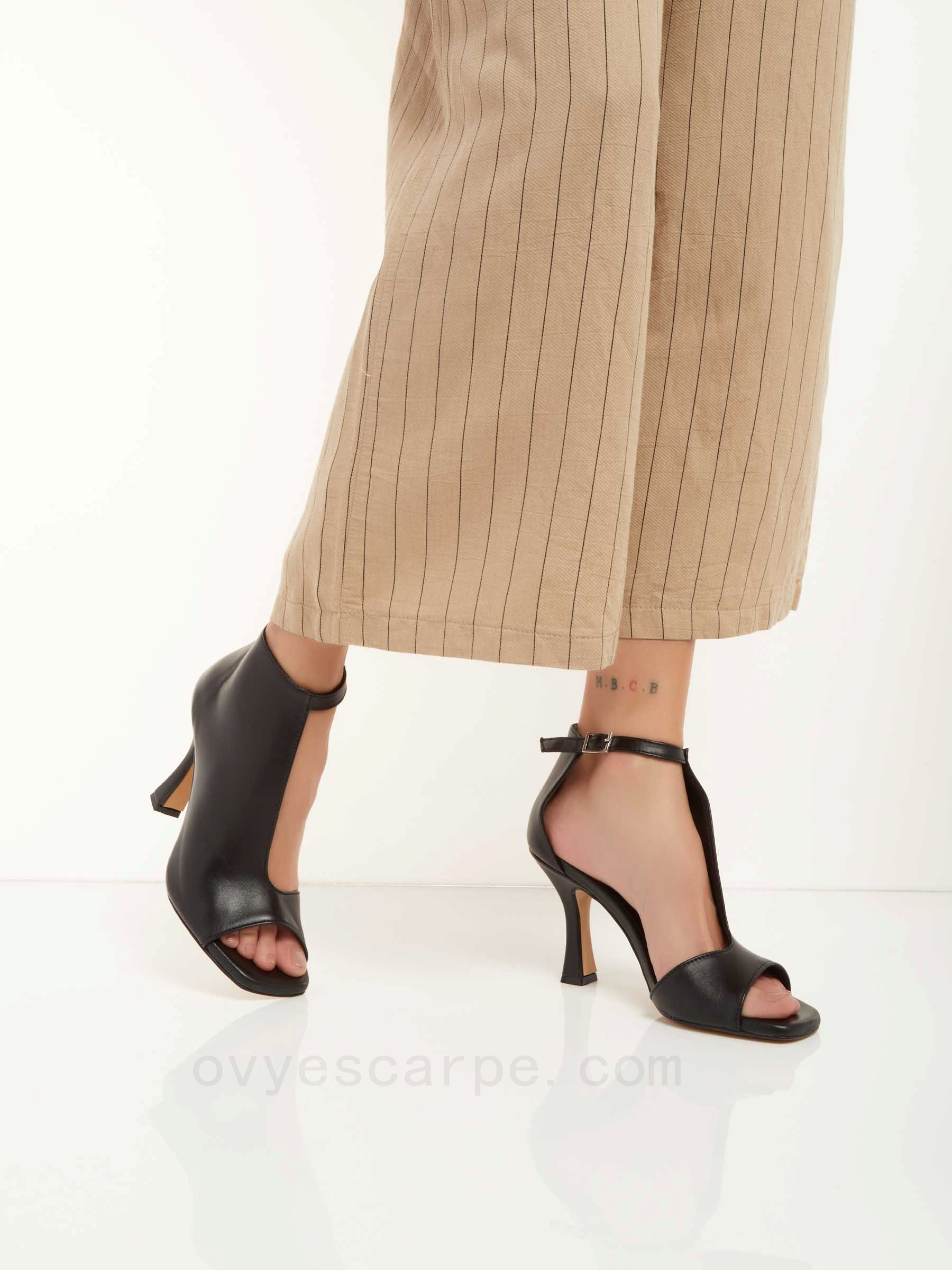 (image for) Prezzi Bassi Leather Sandals F08161027-0426 Original